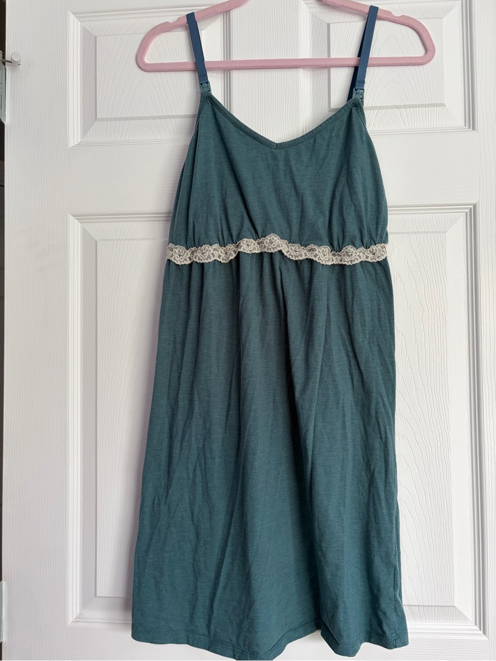 Oh Baby by Motherhood Teal Nursing Robe - Picture 3 of 7
